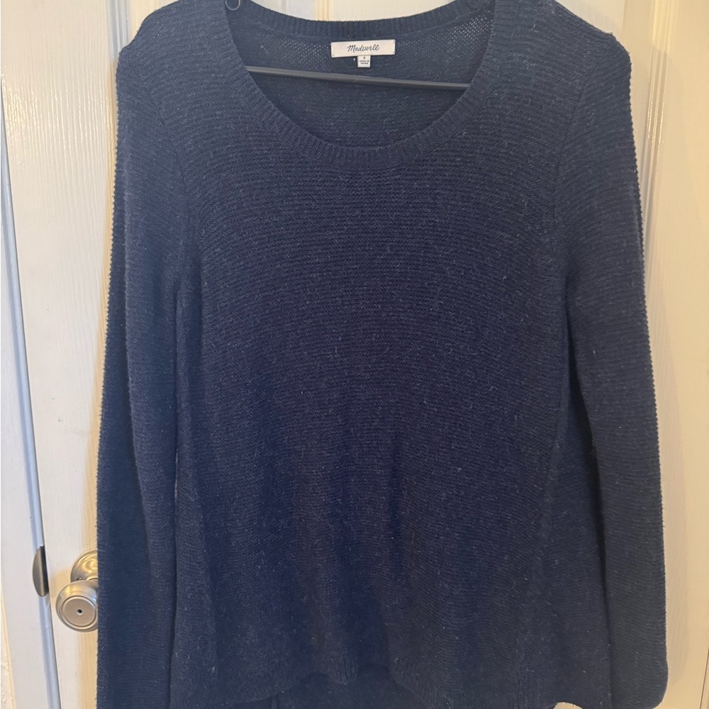 Navy Blue Madewell knit Sweater
